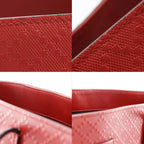 Gucci Diamante Leather Red Tote — view 8