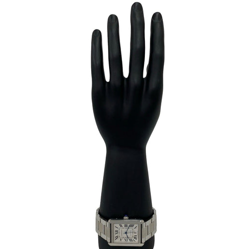 Cartier Tank Solo XL Stainless Steel Quartz Watch Silver — view 2