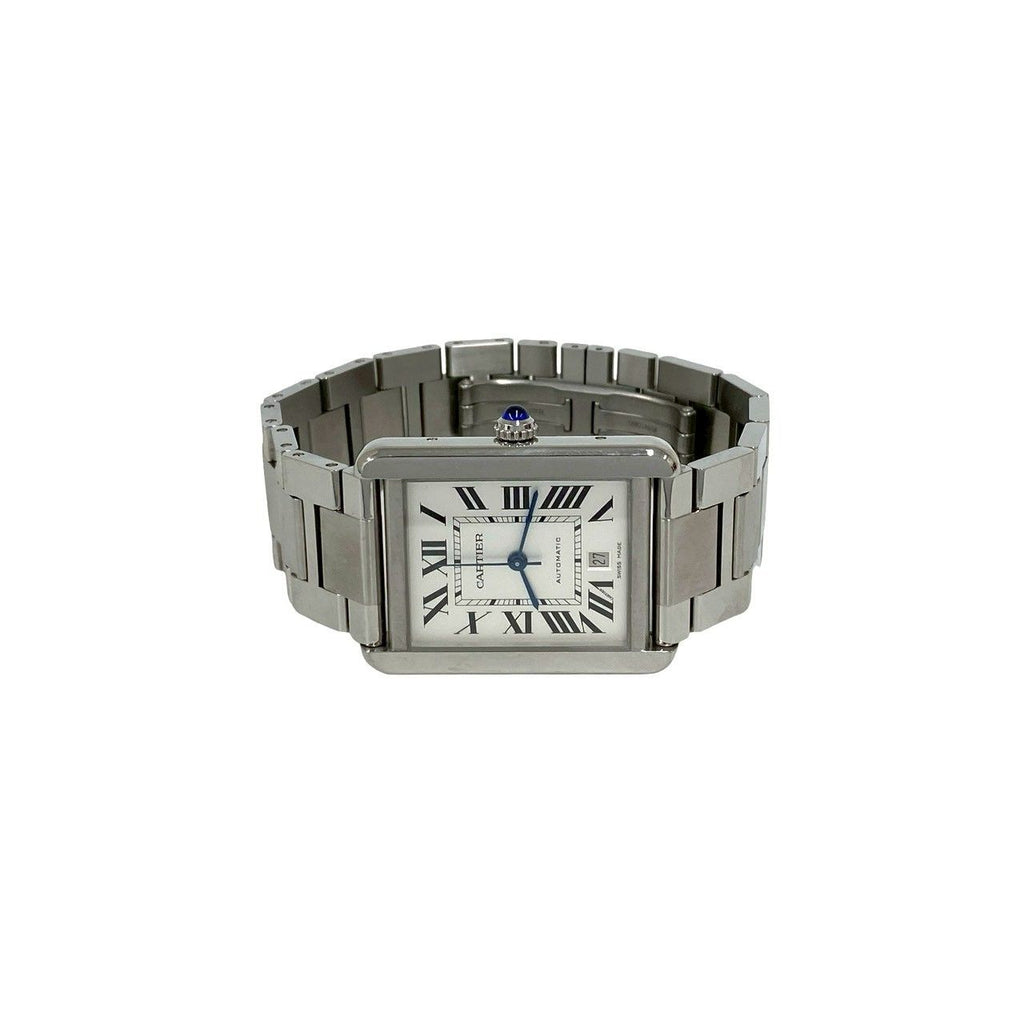 Cartier Tank Solo XL Stainless Steel Quartz Watch Silver — view 7