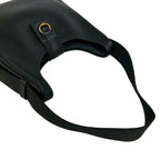 Hermes Vintage Saco Taurillon Clemence Leather Shoulder Bag Black — view 4