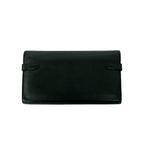 Hermes Kelly Wallet Long Veau Epsom Noir Black — view 2