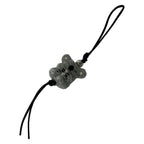 Loewe Key Holder Gray White Black Koala Leather