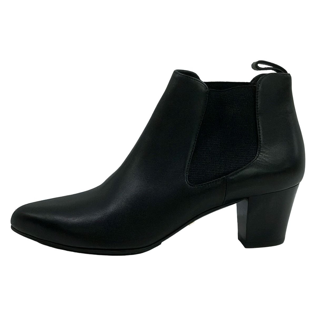 Gucci Short Boots 36 Black Side Gore Leather