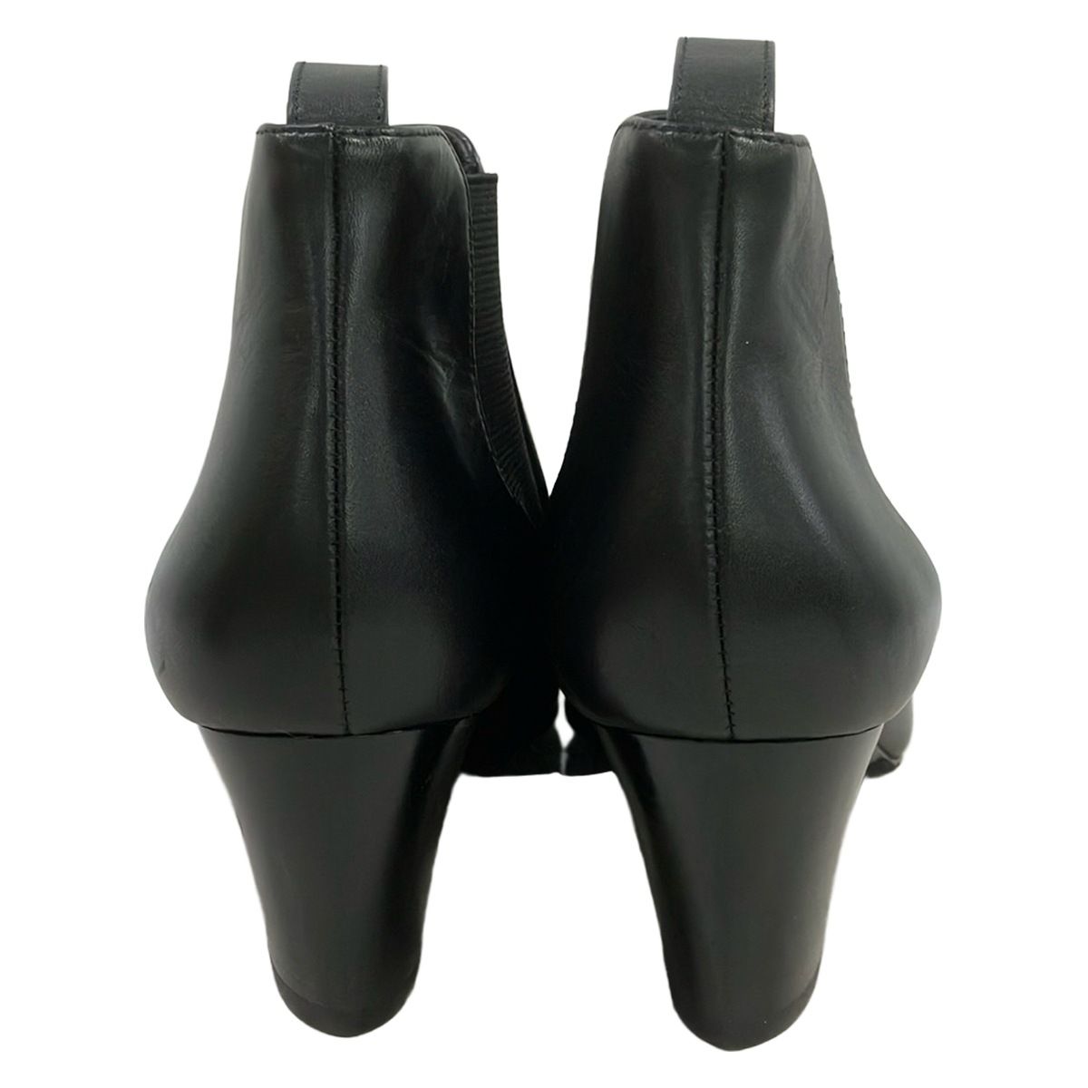 Gucci Short Boots 36 Black Side Gore Leather — view 3