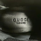 Gucci Short Boots 36 Black Side Gore Leather — view 5