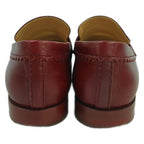 Chanel Loafers 38 C Bordeaux CC Logo Leather — view 3