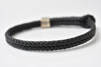 Bottega Veneta Bracelet Bangle Intrecciato Black 925 Sterling Silver — view 4