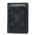 Louis Vuitton Monogram Eclipse Organizer de Poche Card Case Black Gray