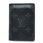 Louis Vuitton Monogram Eclipse Organizer de Poche Card Case Black Gray