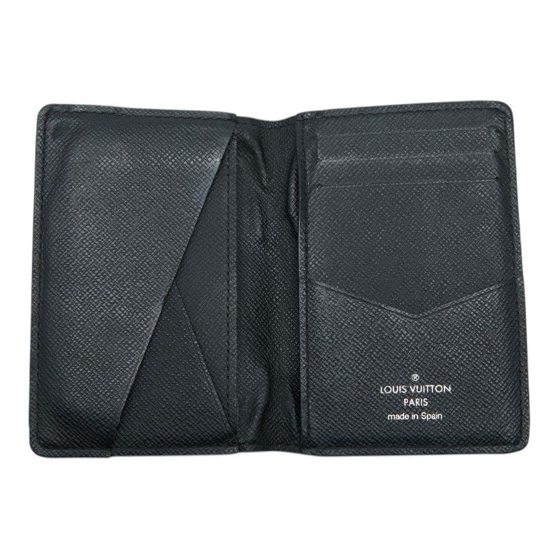 Louis Vuitton Monogram Eclipse Organizer de Poche Card Case Black Gray — view 6