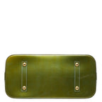 Louis Vuitton Monogram Vernis Alma GM Handbag Green Patent Leather — view 4