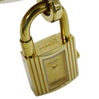 Hermes Watch Kelly Quartz Leather Gold Brown — view 5