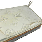 Louis Vuitton Wallet Monogram Miloire Zippy Vertical Silver Initial — view 9
