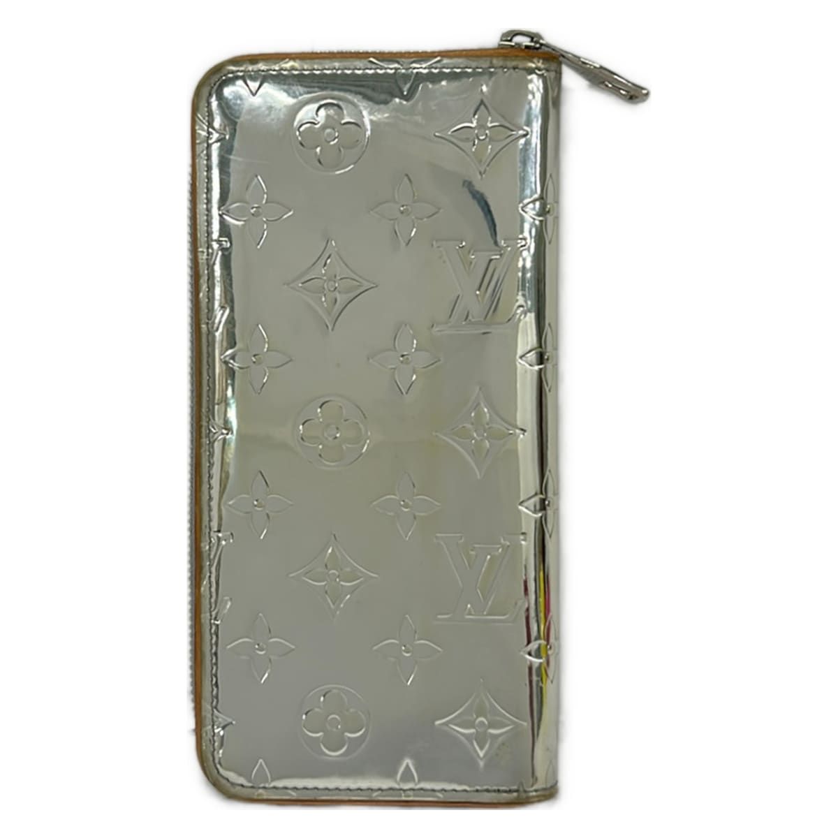 Louis Vuitton Wallet Monogram Miloire Zippy Vertical Silver Initial — view 2