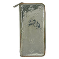 Louis Vuitton Wallet Monogram Miloire Zippy Vertical Silver Initial