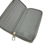 Louis Vuitton Wallet Monogram Miloire Zippy Vertical Silver Initial — view 3