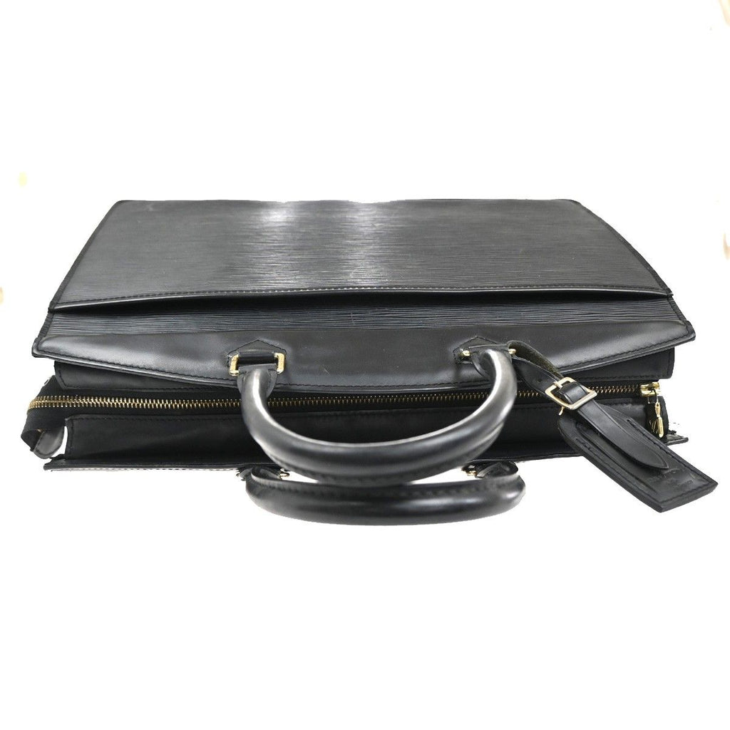 Louis Vuitton Riviera Handbag Black Epi Leather — view 5