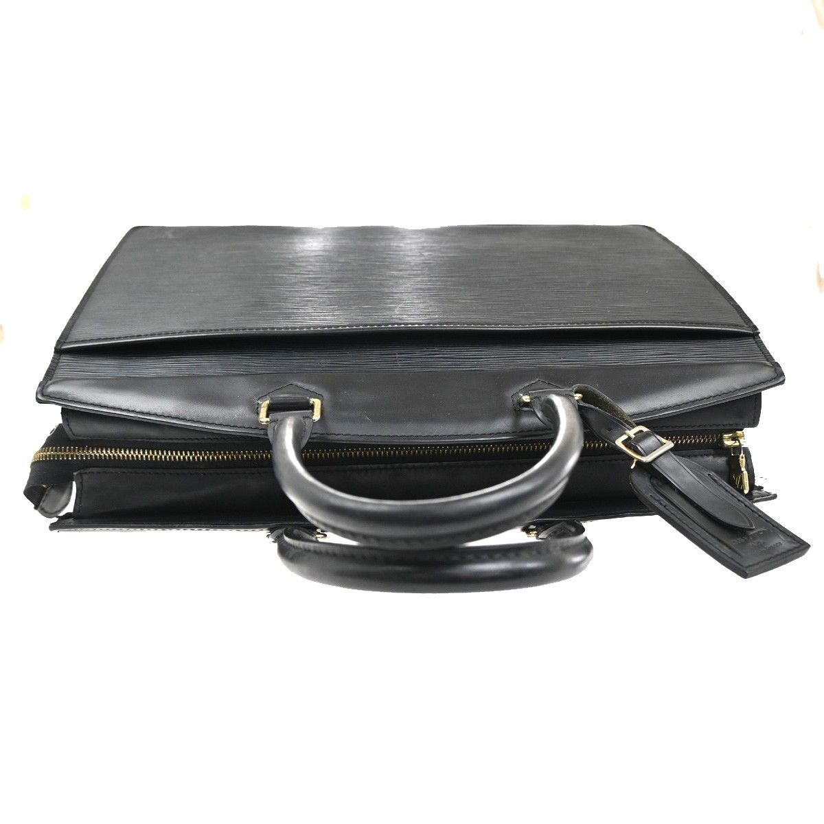 Louis Vuitton Riviera Handbag Black Epi Leather — view 5