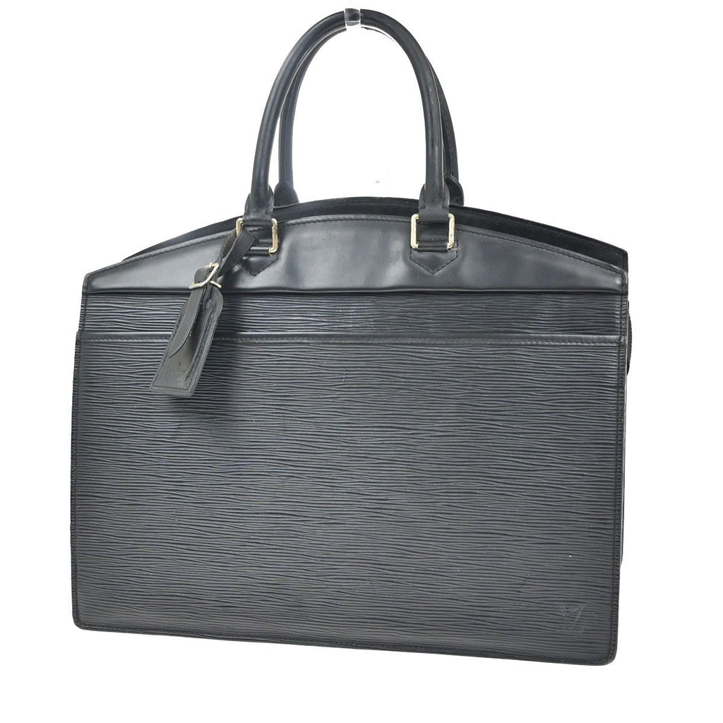 Louis Vuitton Riviera Handbag Black Epi Leather