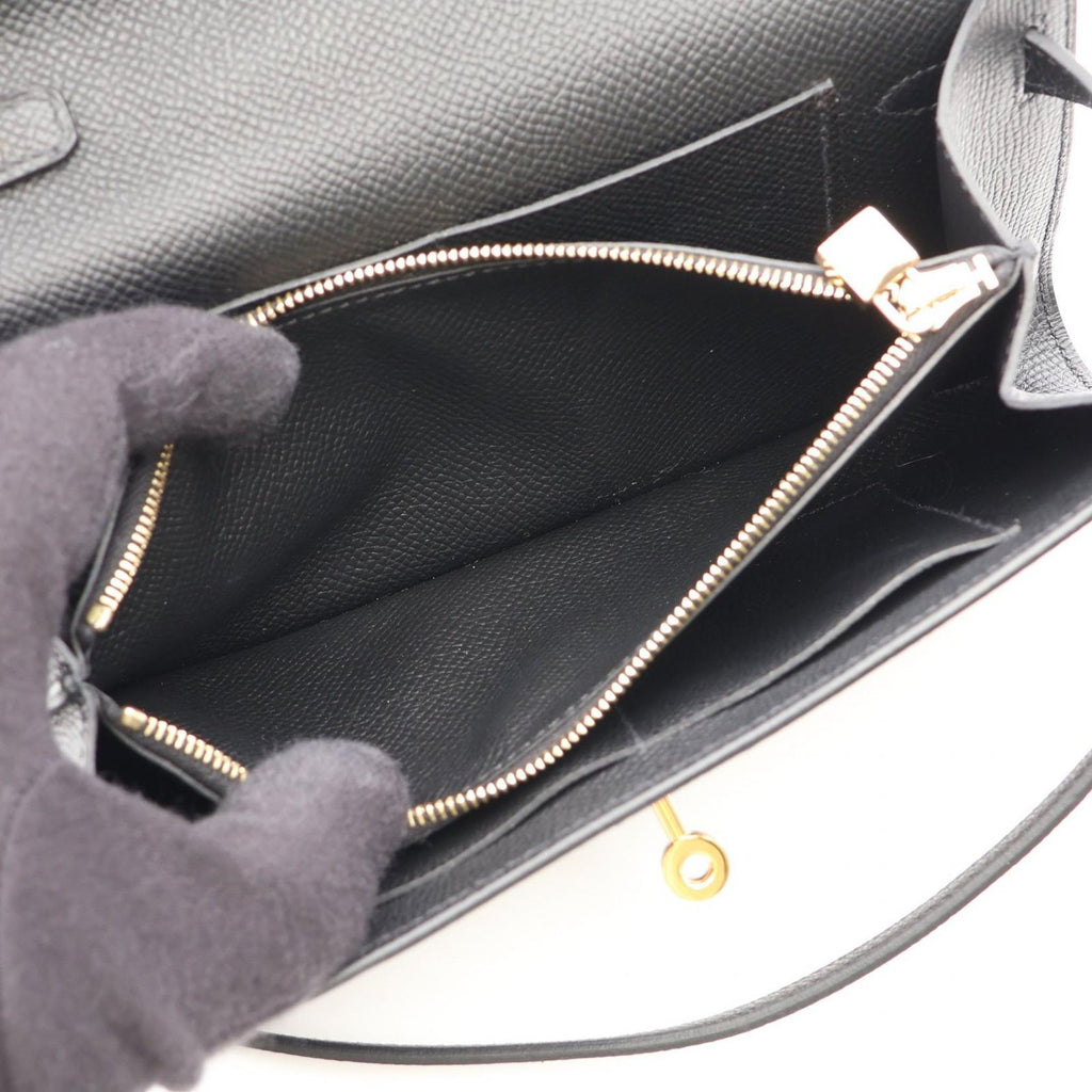 Hermes Shoulder Bag Kelly Tougo Black — view 4