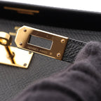 Hermes Shoulder Bag Kelly Tougo Black — view 8