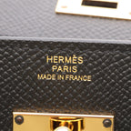 Hermes Shoulder Bag Kelly Tougo Black — view 5