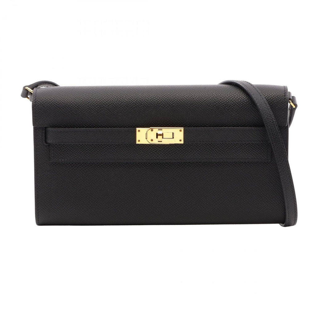 Hermes Shoulder Bag Kelly Tougo Black