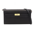 Hermes Shoulder Bag Kelly Tougo Black