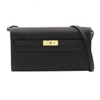 Hermes Shoulder Bag Kelly Tougo Black