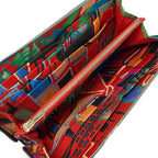 Hermes Wallet Azap Long Silk in Blue — view 3
