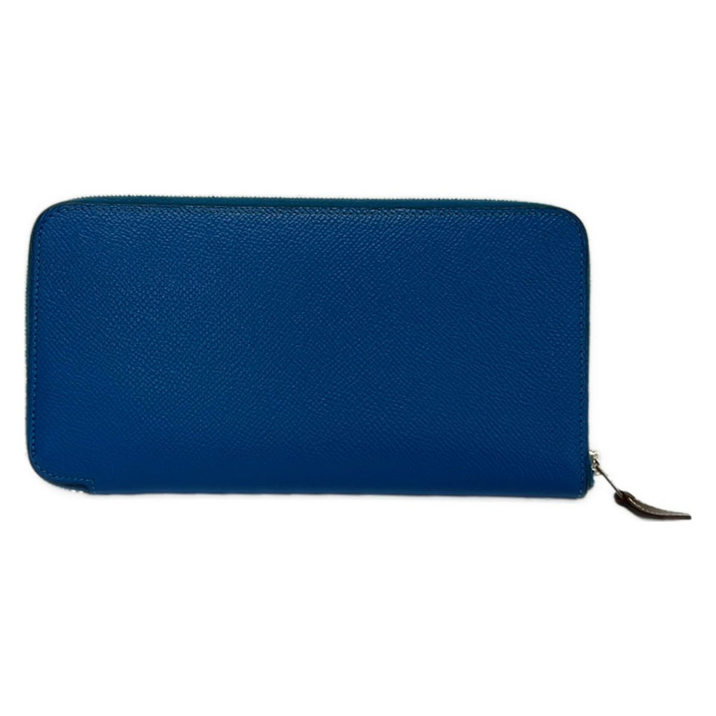Hermes Wallet Azap Long Silk in Blue