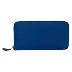 Hermes Wallet Azap Long Silk in Blue — view 2