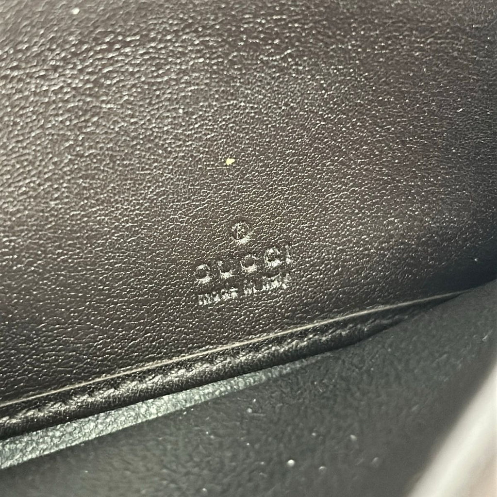 Gucci Wallet Ski Guccissima Line Dark Brown Leather — view 6