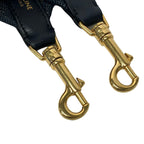 Celine Shoulder Strap Navy Gray Beige Gold Leather — view 4