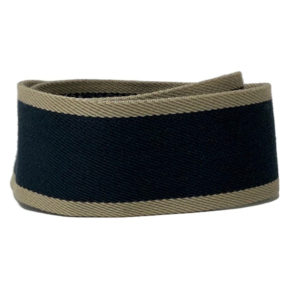 Celine Shoulder Strap Navy Gray Beige Gold Leather — view 2
