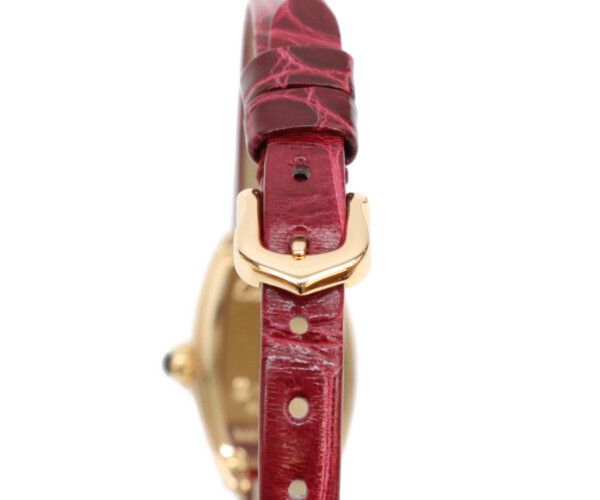 Cartier Lanier Mini Tonneau 18k PG Quartz Watch — view 6