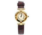 Cartier Must Colise Vermeil SM Ivory Roman Dial Quartz Leather — view 2
