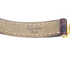 Cartier Must Colise Vermeil SM Ivory Roman Dial Quartz Leather — view 8