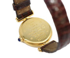 Cartier Must Colise Vermeil SM Ivory Roman Dial Quartz Leather — view 5