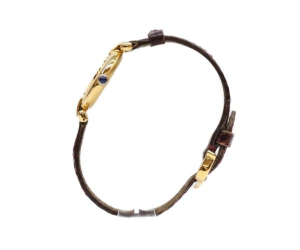 Cartier Must Colise Vermeil SM Ivory Roman Dial Quartz Leather — view 3