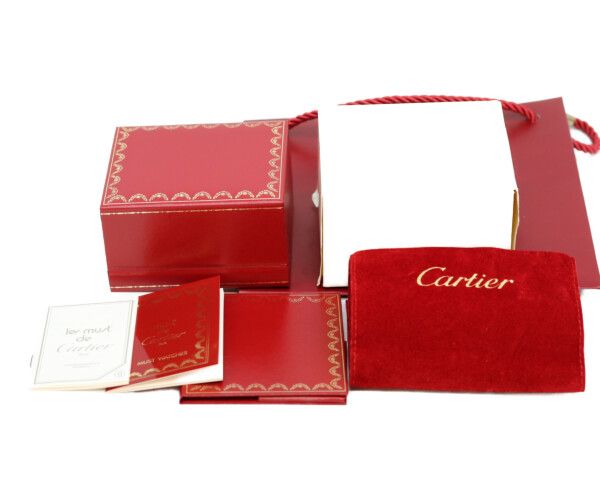 Cartier Must Vendeme Vermeil SM Ivory Circle Roman Dial — view 9