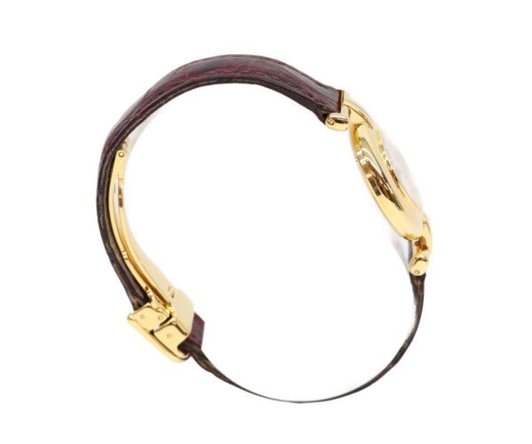 Cartier Must Colise Vermeil SM White Roman Dial Leather Quartz — view 4