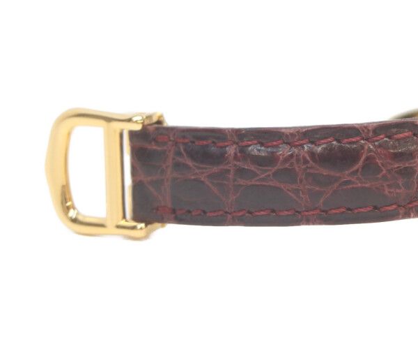 Cartier Must Colise Vermeil SM White Roman Dial Leather Quartz — view 8