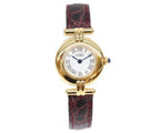 Cartier Must Colise Vermeil SM White Roman Dial Leather Quartz — view 2