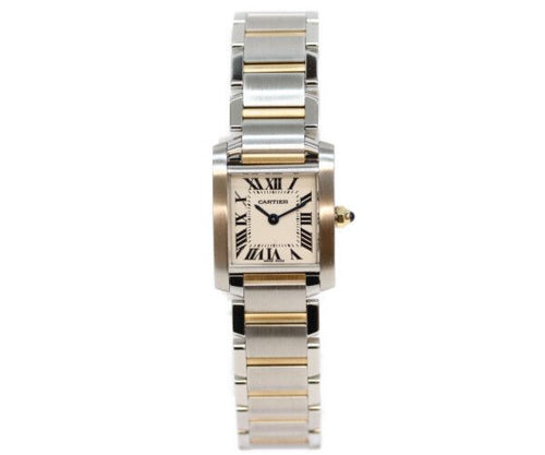 Cartier SS YG Tank Francaise SM Quartz — view 2