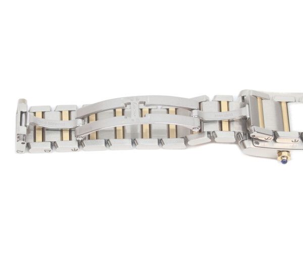 Cartier SS YG Tank Francaise SM Quartz — view 7