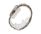 Cartier YG SS Tank en Gray SM Silver Guilloche Dial Quartz — view 3