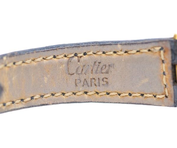 Cartier 925 Must Vendeme Vermeil SM Center Gray Flying Roman Dial — view 9