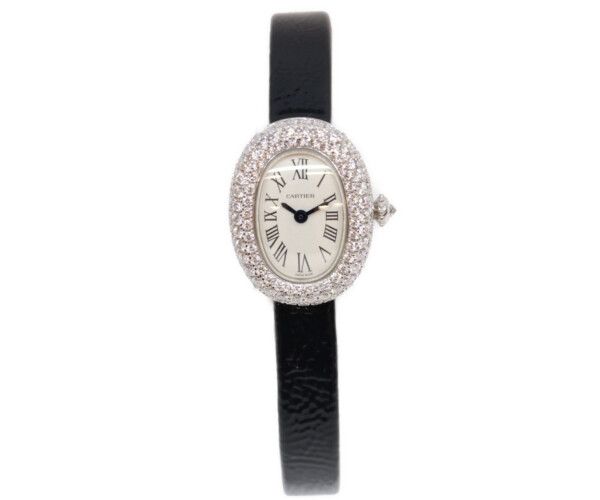 Cartier 750 Diamond Mini Vendome Watch Quartz — view 2