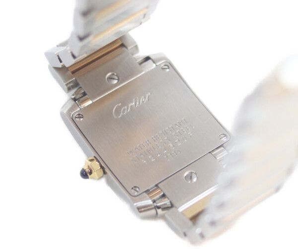 Cartier SS YG Tank Francaise SM Quartz — view 5